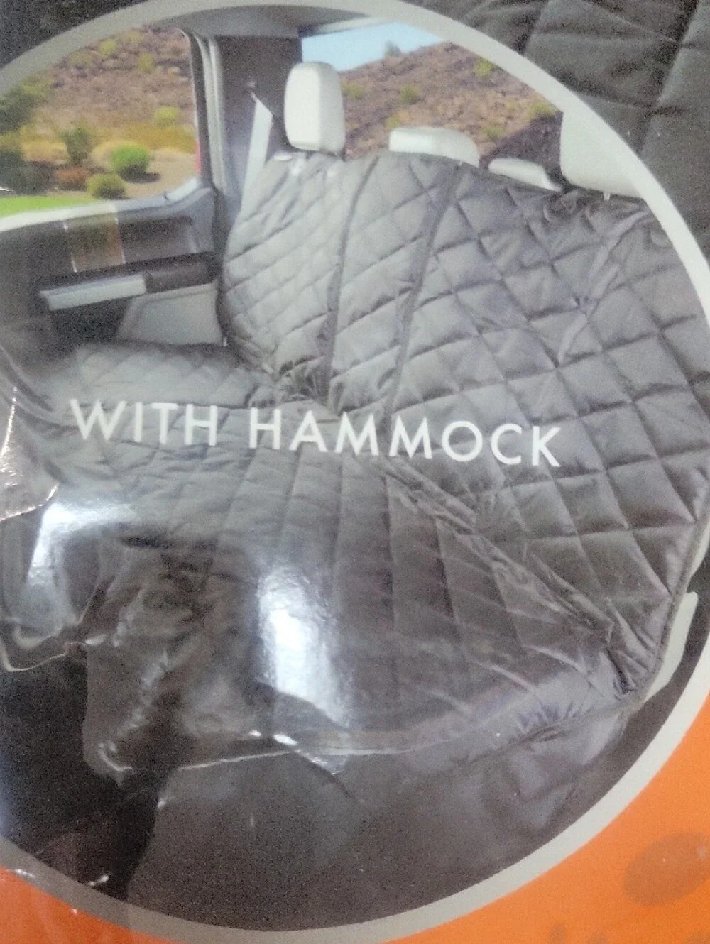 Black Crew Cab Rear Seat Cover with Hammock - XL